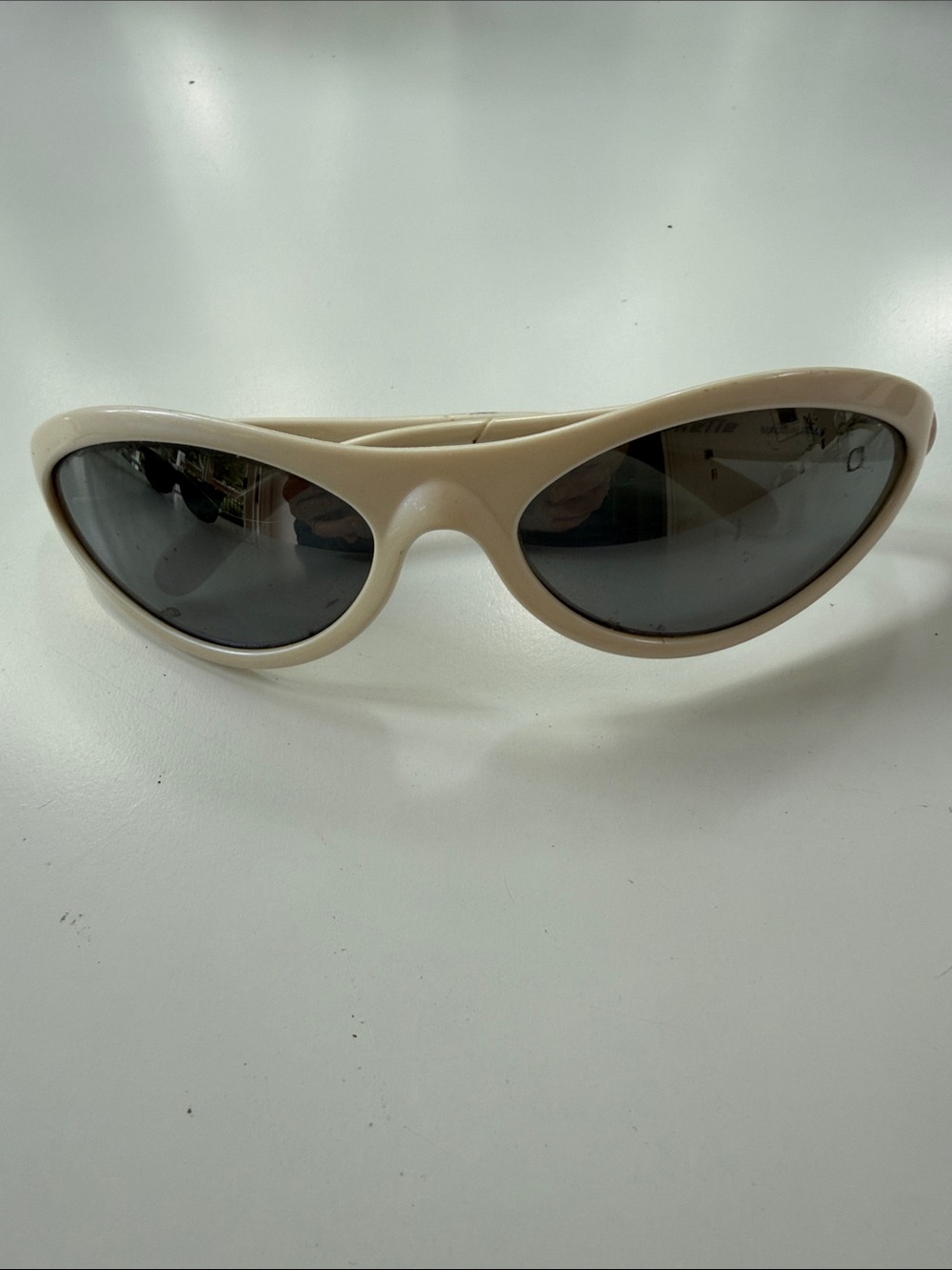 Vintage Arnette Sport sun glasses. Plastic and snug, safe and sturdy.